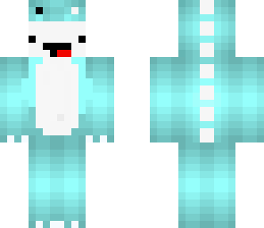 panda in a dinosaur onesie