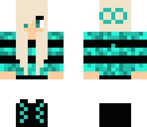 aqua girl with pants