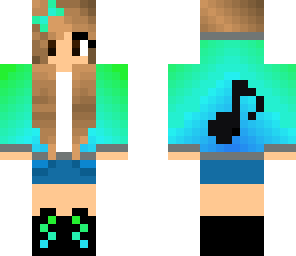 multi-color music girl