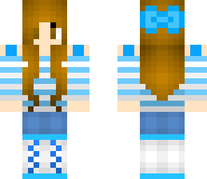 sky blue girl