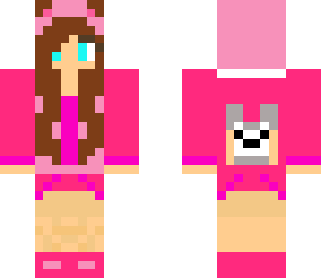 pink dog girl