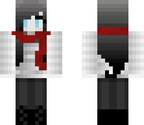 edited shadow girl red scarf