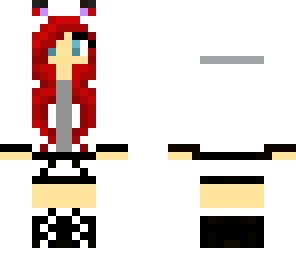 red head panda girl