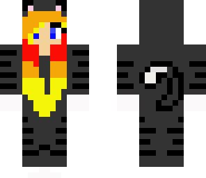 rainebow girl in a wonderful cat suit