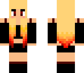 basic girl on fire