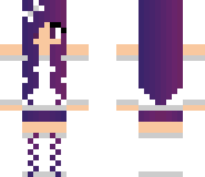 purple hair girl