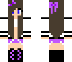 purple party girl