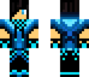 blue jacket boy with creeper