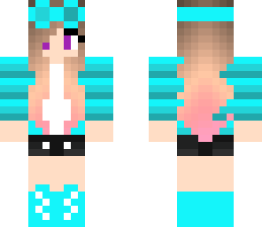 aqua steampunk girl