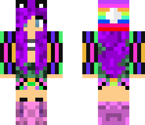 rainbow panda girl