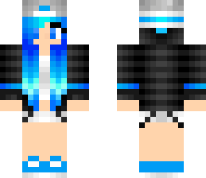 blue gamer girl
