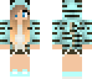 blue tiger girl