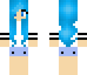 blue hair