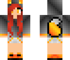 fire and ash wolf girl