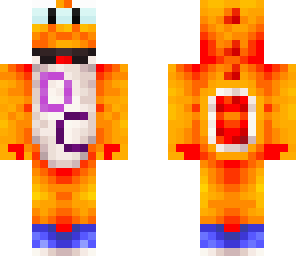 disneycraft oranje yoshi