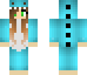blue dino girl 