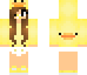 girl baby duck