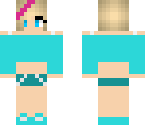 short hair blond girl