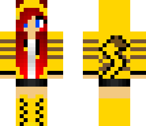 pika pika girl red