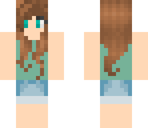 cute green shirt girl