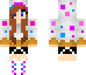 cotton candy cake girl