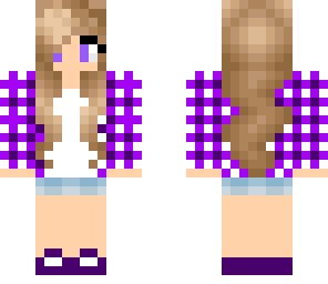 purple and white