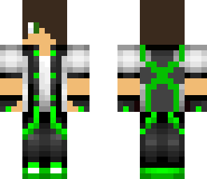 brown haired teen green shirt