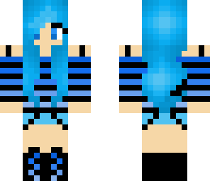 blue girl