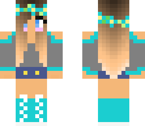 blue flower girl re-upload