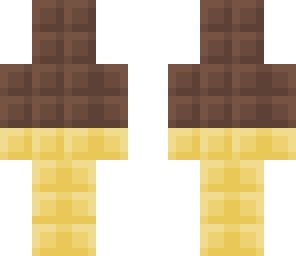chocolate on waffles