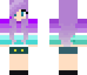 kawaii purple girl