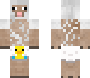 sheepy in a diaper