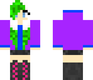green emo girl edited