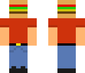 cheeseburger head