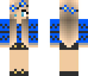 blue girl