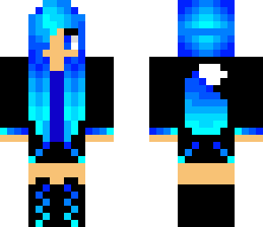 blue wolf girl