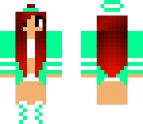 cute girl green edited