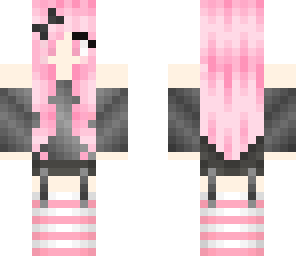 edited pink gothic girl