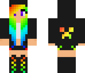 rainbow creeper girl