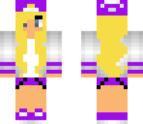 purple jacket girl
