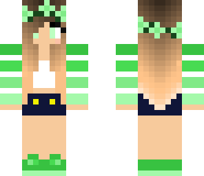 green flower girl