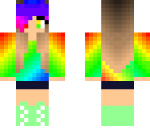 rainbow girl