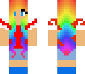 rainbow lady