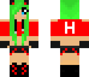 helarion girlskin green hair