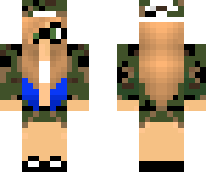 camo girl with glasses