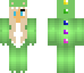 eddited green dino