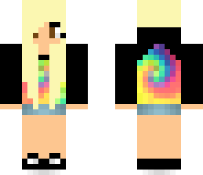 tie dye hoodie girl