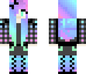 pastel emo skin