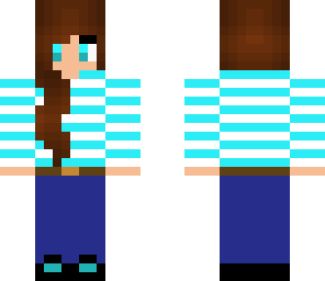 blue girl