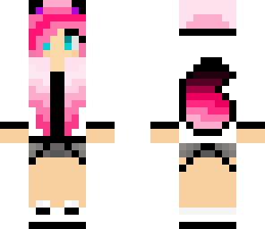 pink fox girl